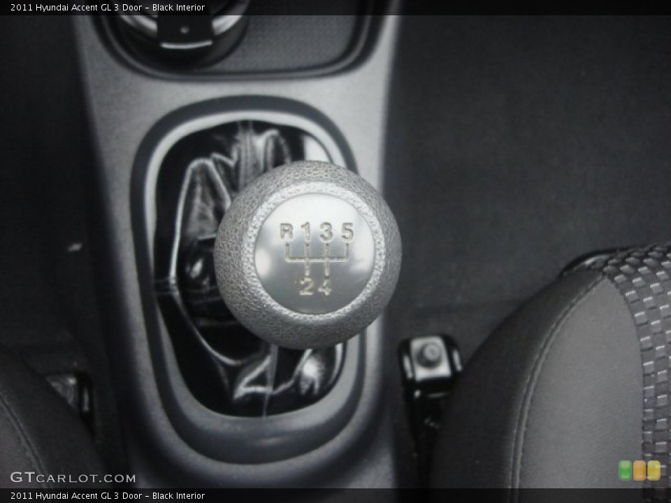 Black Interior Transmission for the 2011 Hyundai Accent GL 3 Door #78367386