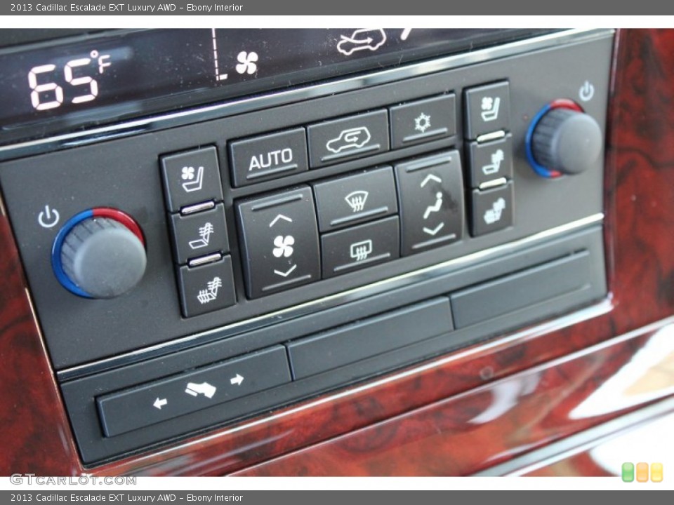 Ebony Interior Controls for the 2013 Cadillac Escalade EXT Luxury AWD #78368412