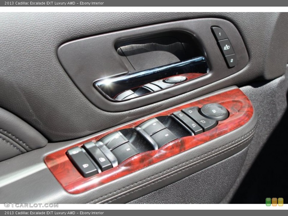 Ebony Interior Controls for the 2013 Cadillac Escalade EXT Luxury AWD #78368429