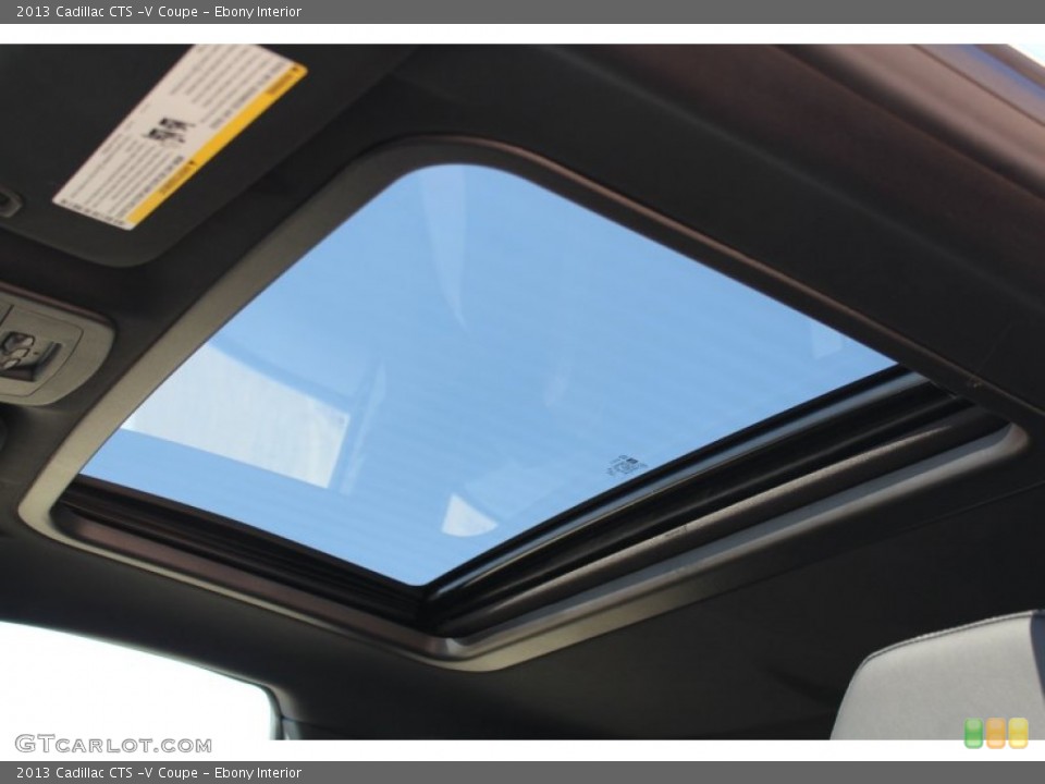 Ebony Interior Sunroof for the 2013 Cadillac CTS -V Coupe #78368811