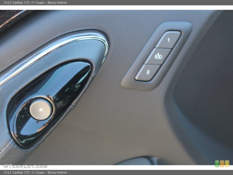 Ebony Interior Controls for the 2013 Cadillac CTS -V Coupe #78368874