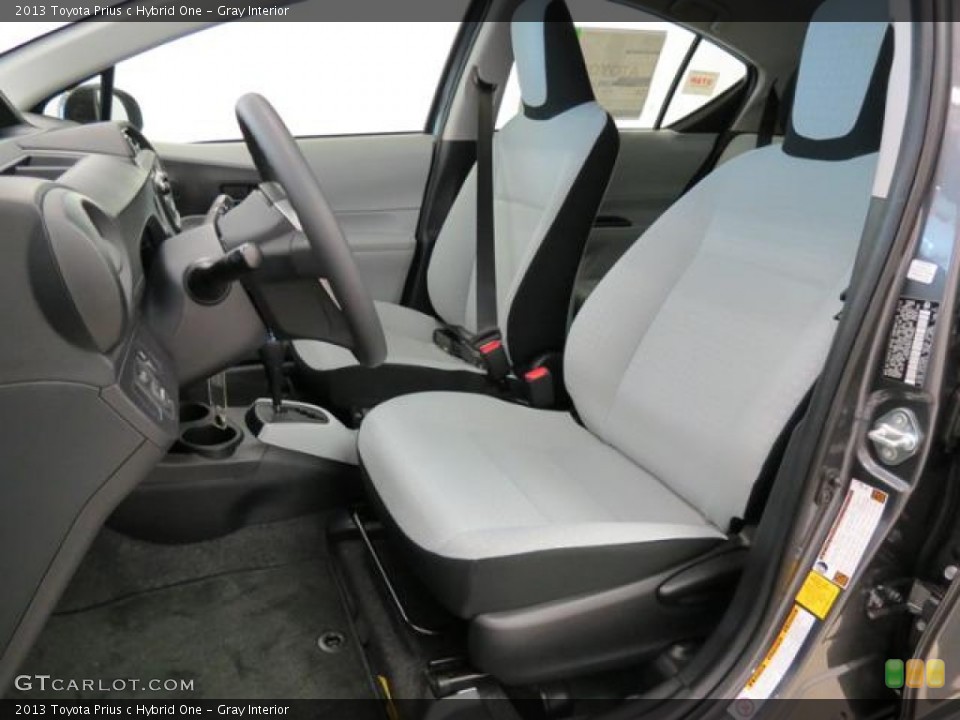 Gray Interior Photo for the 2013 Toyota Prius c Hybrid One #78368940