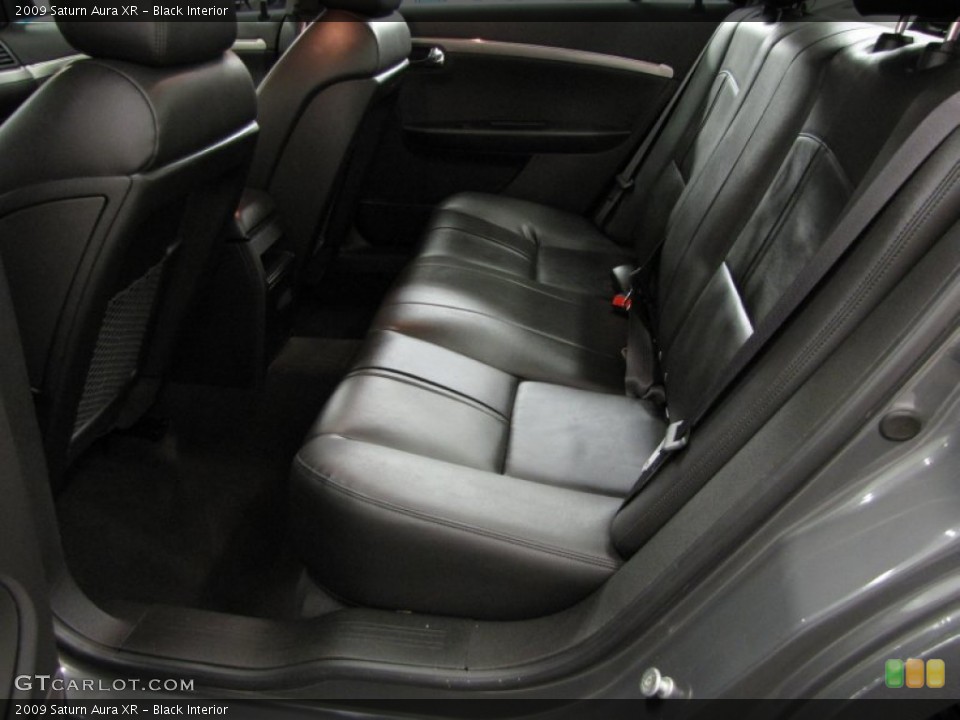 Black Interior Rear Seat for the 2009 Saturn Aura XR #78369228