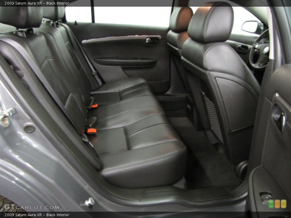 Black Interior Rear Seat for the 2009 Saturn Aura XR #78369241