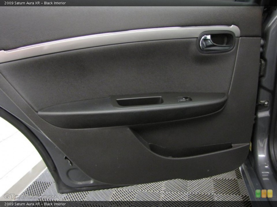 Black Interior Door Panel for the 2009 Saturn Aura XR #78369311