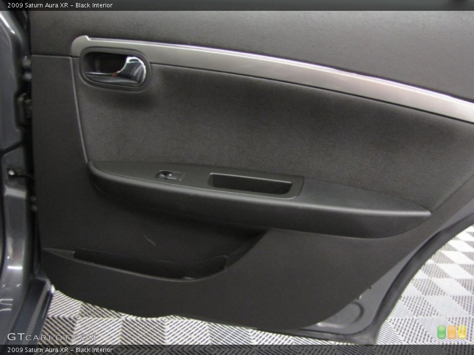 Black Interior Door Panel for the 2009 Saturn Aura XR #78369324
