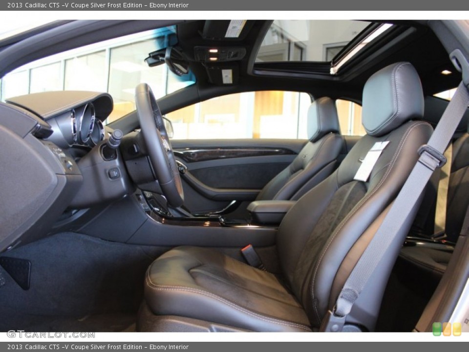 Ebony Interior Photo for the 2013 Cadillac CTS -V Coupe Silver Frost Edition #78369571