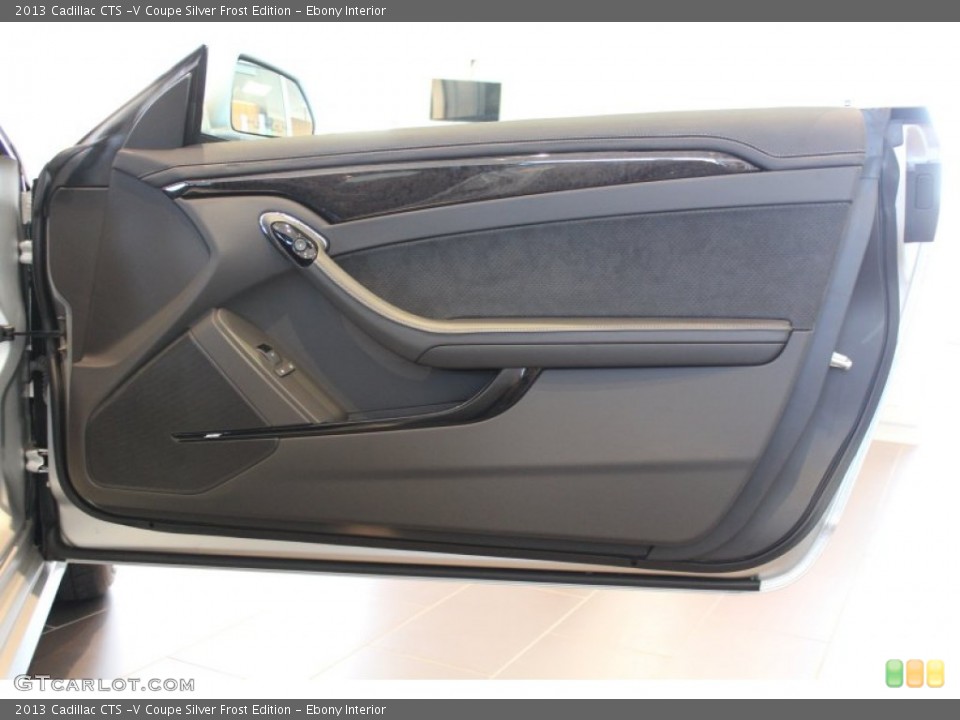 Ebony Interior Door Panel for the 2013 Cadillac CTS -V Coupe Silver Frost Edition #78369579