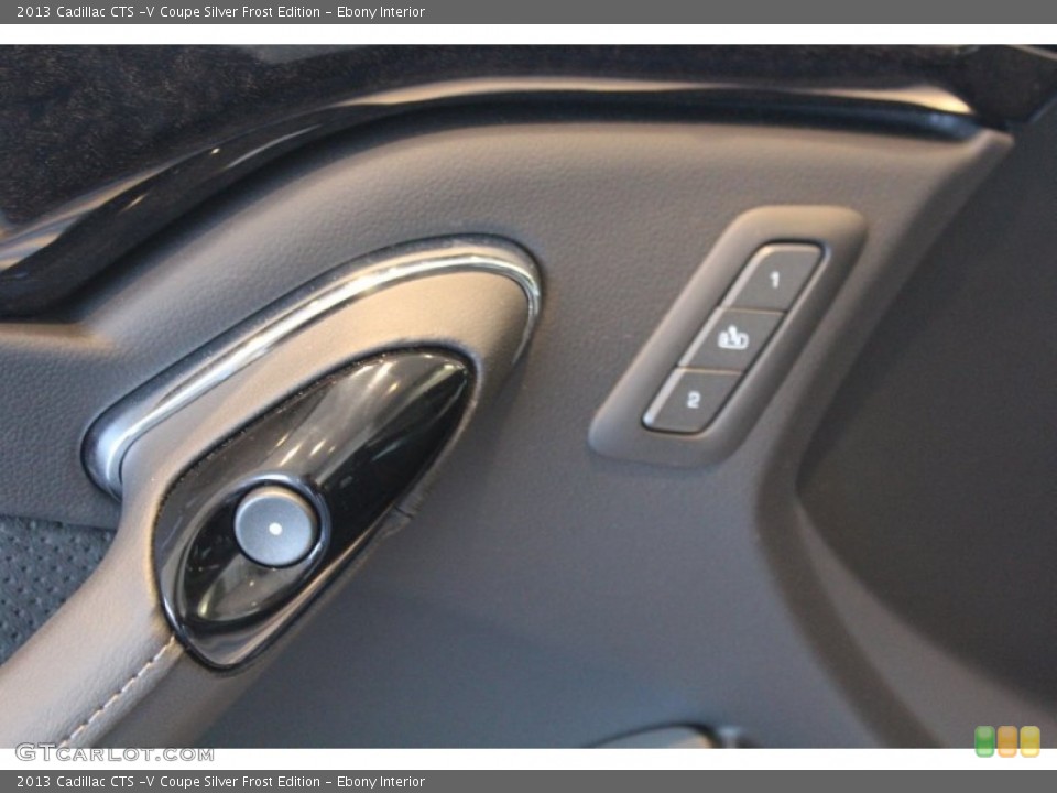 Ebony Interior Controls for the 2013 Cadillac CTS -V Coupe Silver Frost Edition #78369654