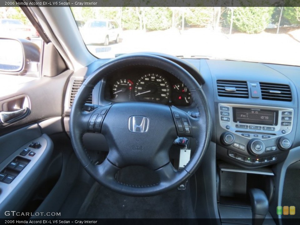 Gray Interior Steering Wheel for the 2006 Honda Accord EX-L V6 Sedan #78371487