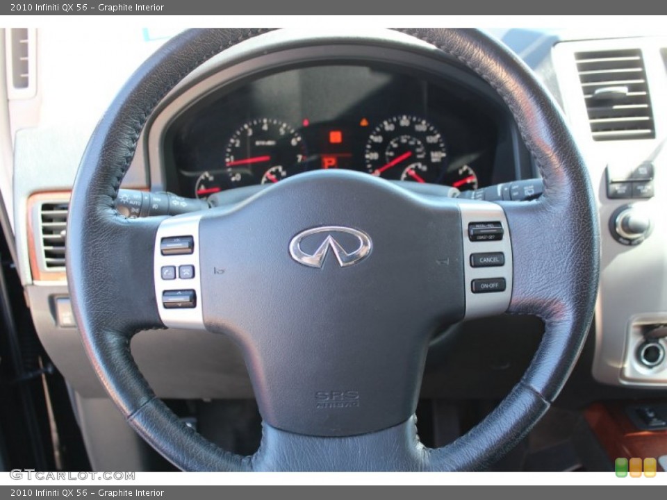 Graphite Interior Steering Wheel for the 2010 Infiniti QX 56 #78372484