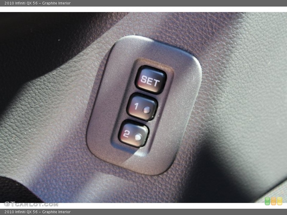 Graphite Interior Controls for the 2010 Infiniti QX 56 #78372596