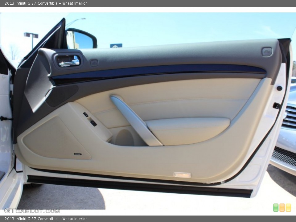 Wheat Interior Door Panel for the 2013 Infiniti G 37 Convertible #78372741