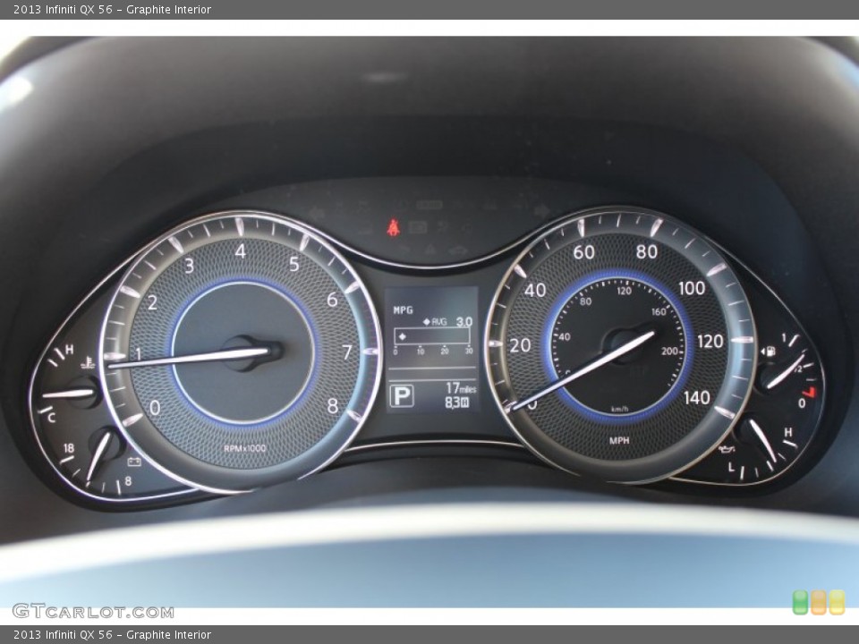 Graphite Interior Gauges for the 2013 Infiniti QX 56 #78372894