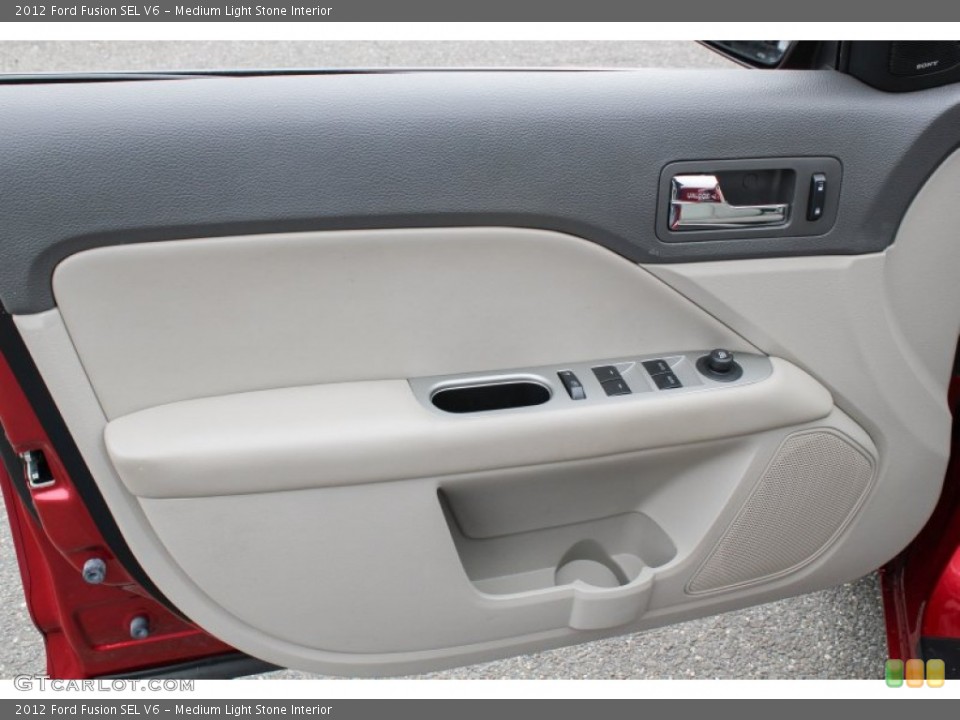 Medium Light Stone Interior Door Panel for the 2012 Ford Fusion SEL V6 #78377108