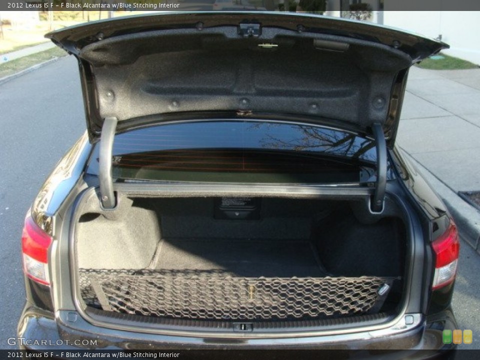 F Black Alcantara w/Blue Stitching Interior Trunk for the 2012 Lexus IS F #78377744