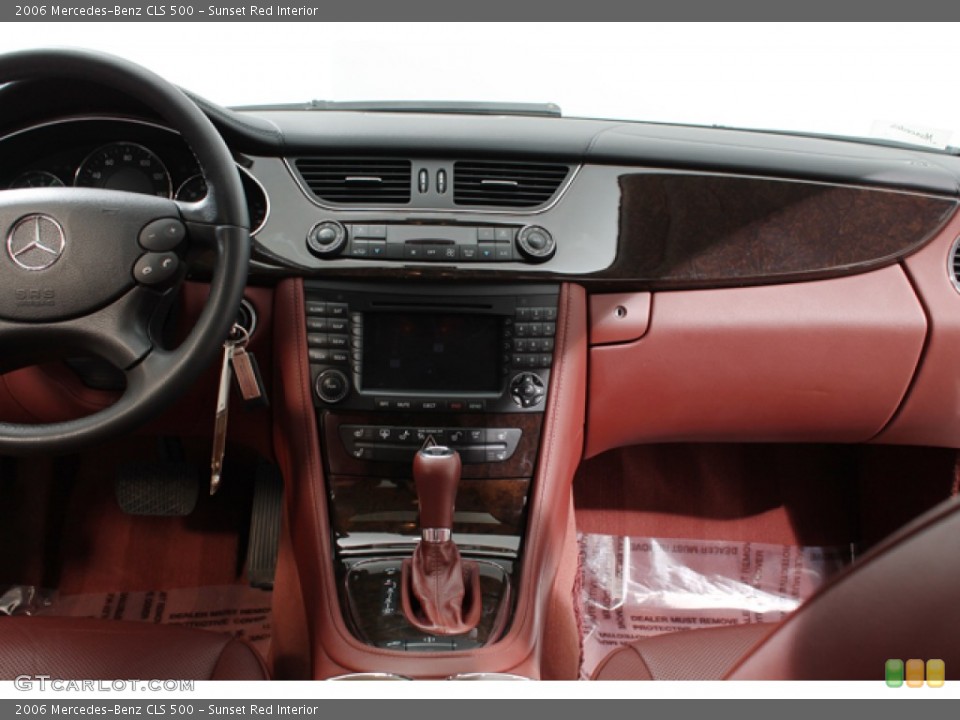 Sunset Red Interior Dashboard for the 2006 Mercedes-Benz CLS 500 #78378109