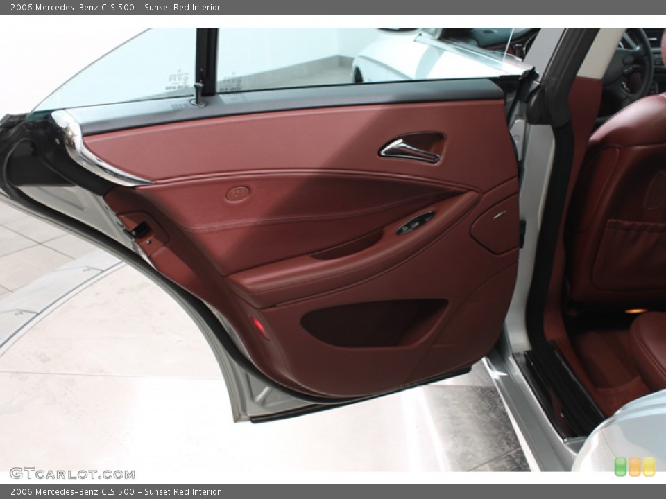 Sunset Red Interior Door Panel for the 2006 Mercedes-Benz CLS 500 #78378274
