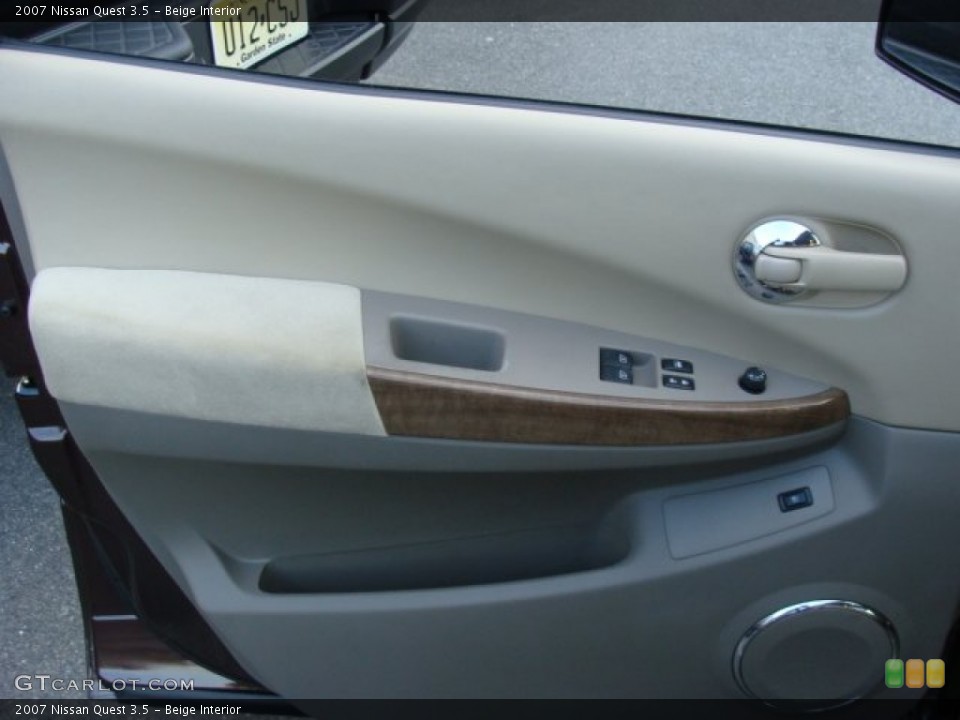 Beige Interior Door Panel for the 2007 Nissan Quest 3.5 #78378296