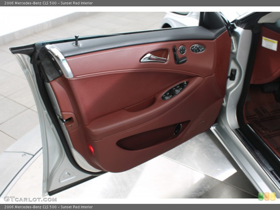 Sunset Red Interior Door Panel for the 2006 Mercedes-Benz CLS 500 #78378308