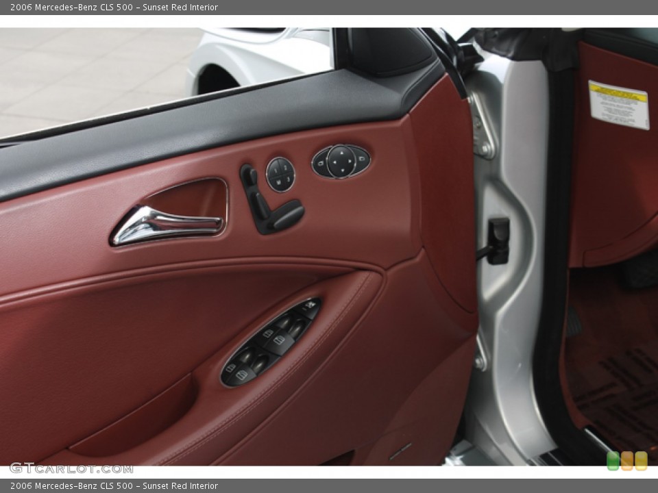 Sunset Red Interior Controls for the 2006 Mercedes-Benz CLS 500 #78378329