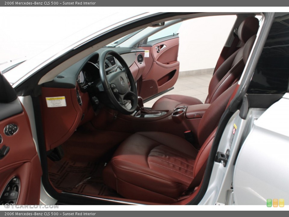 Sunset Red Interior Photo for the 2006 Mercedes-Benz CLS 500 #78378356