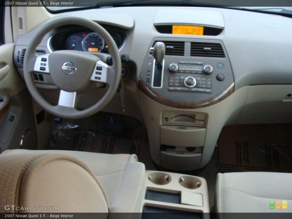 Beige Interior Dashboard for the 2007 Nissan Quest 3.5 #78378362
