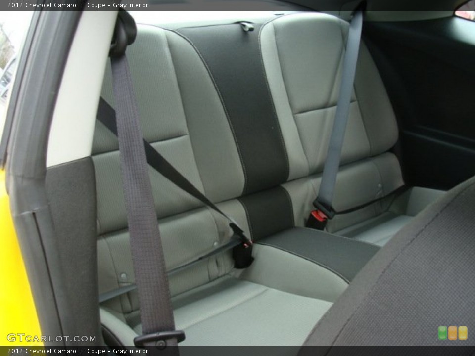 Gray Interior Rear Seat for the 2012 Chevrolet Camaro LT Coupe #78378491