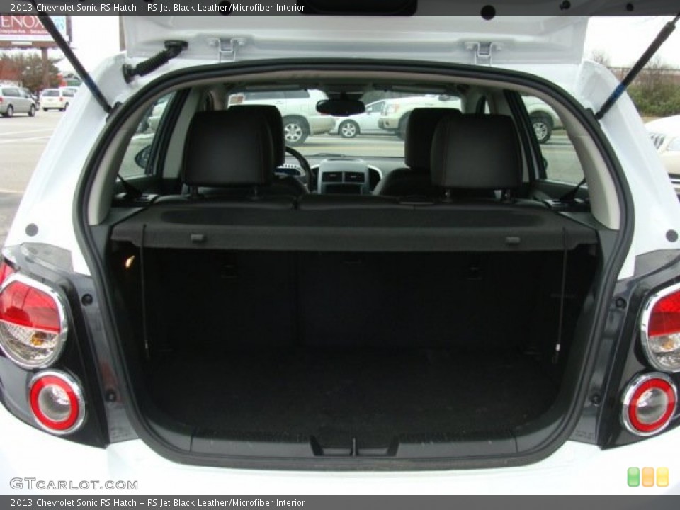 RS Jet Black Leather/Microfiber Interior Trunk for the 2013 Chevrolet Sonic RS Hatch #78379425