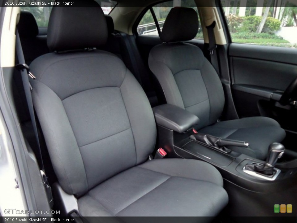 Black Interior Front Seat for the 2010 Suzuki Kizashi SE #78379706