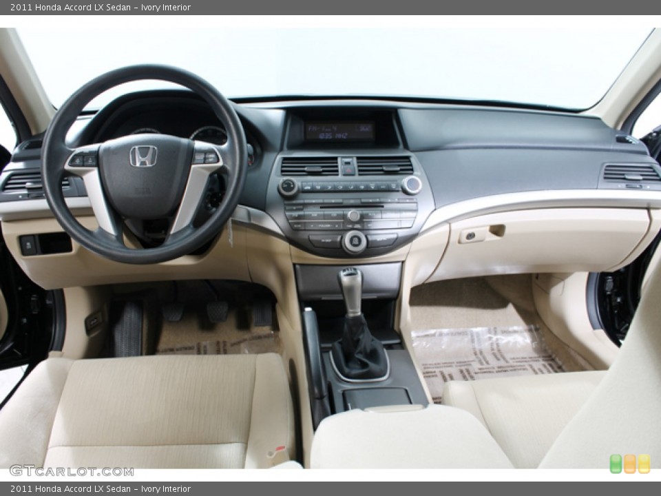 Ivory Interior Dashboard for the 2011 Honda Accord LX Sedan #78379943