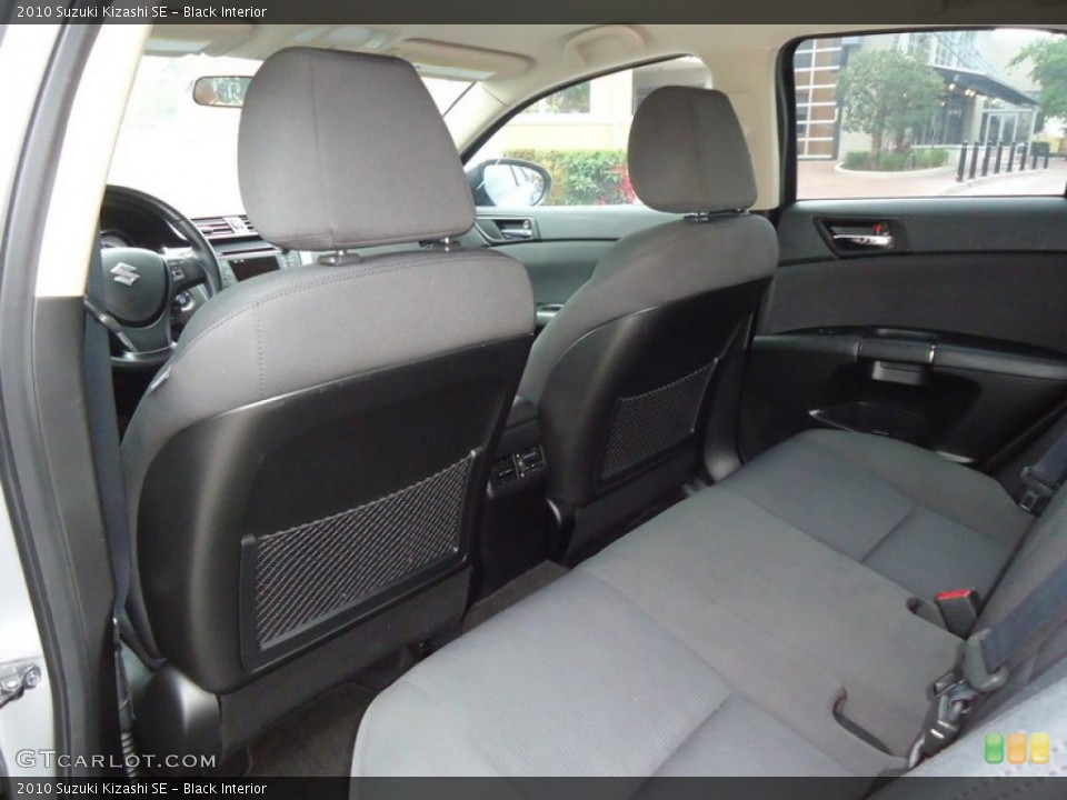 Black Interior Rear Seat for the 2010 Suzuki Kizashi SE #78379964