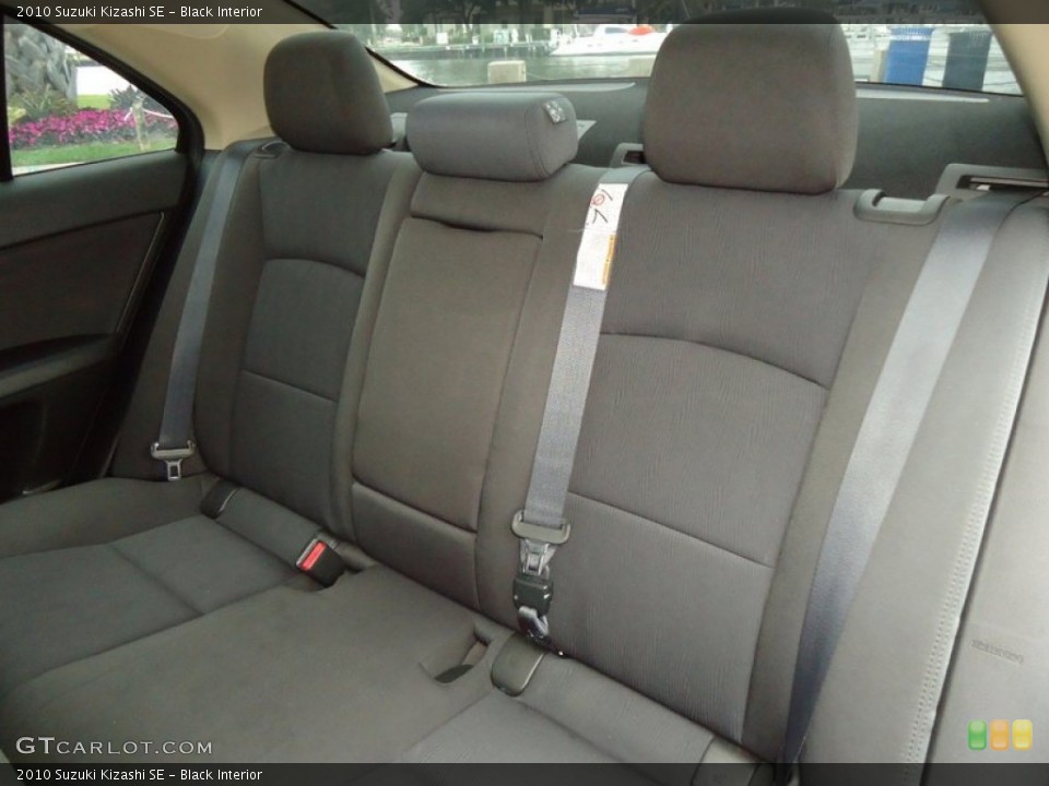 Black Interior Rear Seat for the 2010 Suzuki Kizashi SE #78380015