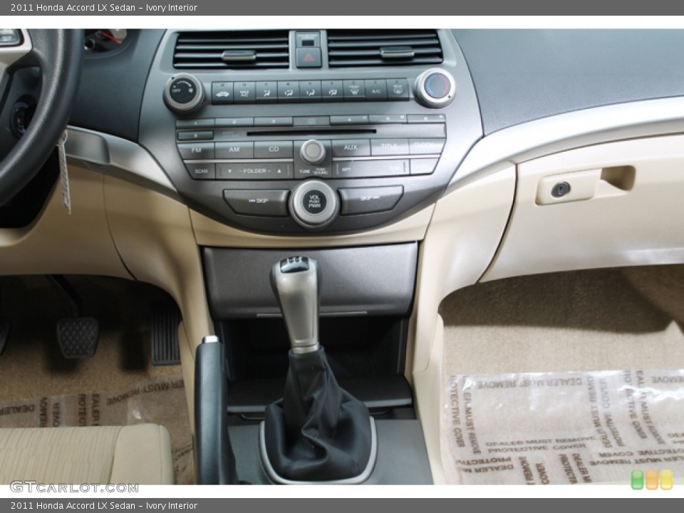 Ivory Interior Transmission for the 2011 Honda Accord LX Sedan #78380114