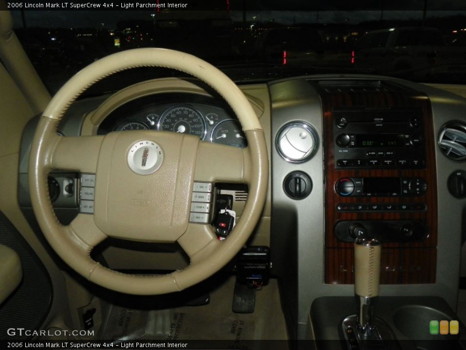 Light Parchment Interior Steering Wheel for the 2006 Lincoln Mark LT SuperCrew 4x4 #78380381