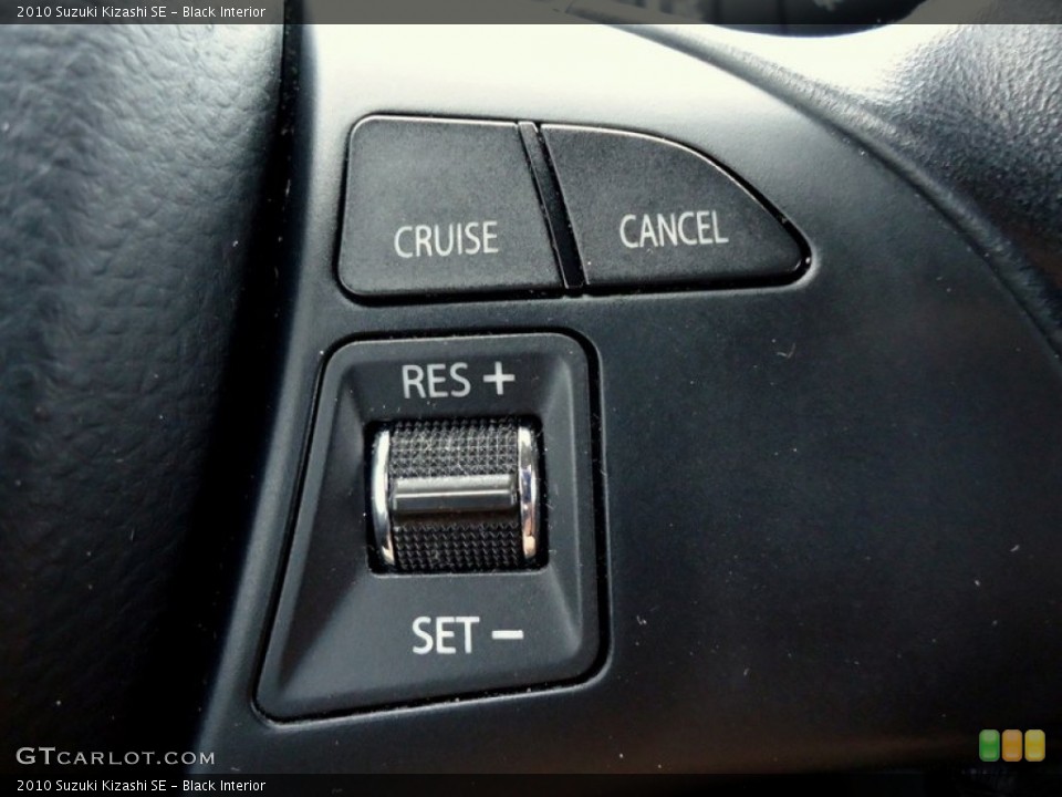 Black Interior Controls for the 2010 Suzuki Kizashi SE #78380642
