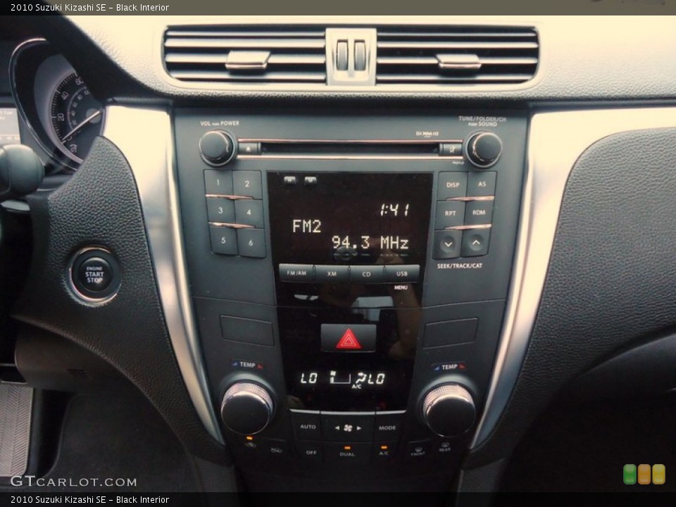 Black Interior Controls for the 2010 Suzuki Kizashi SE #78381188
