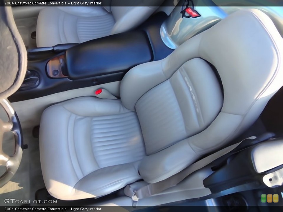 Light Gray Interior Front Seat for the 2004 Chevrolet Corvette Convertible #78381803