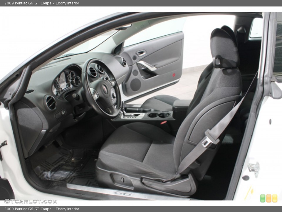 Ebony Interior Photo for the 2009 Pontiac G6 GT Coupe #78382266