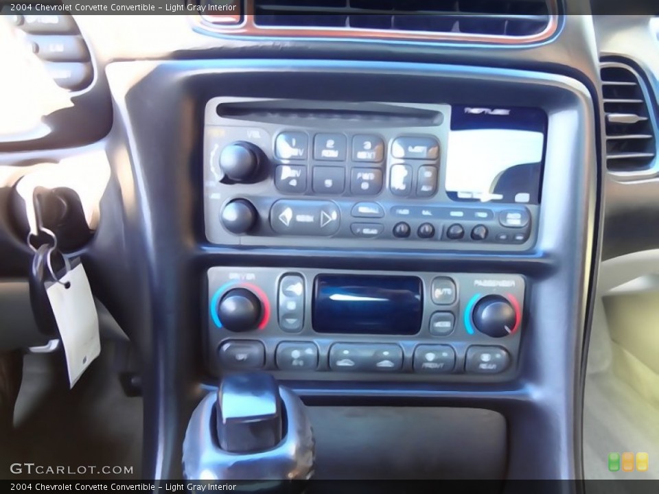Light Gray Interior Controls for the 2004 Chevrolet Corvette Convertible #78382425