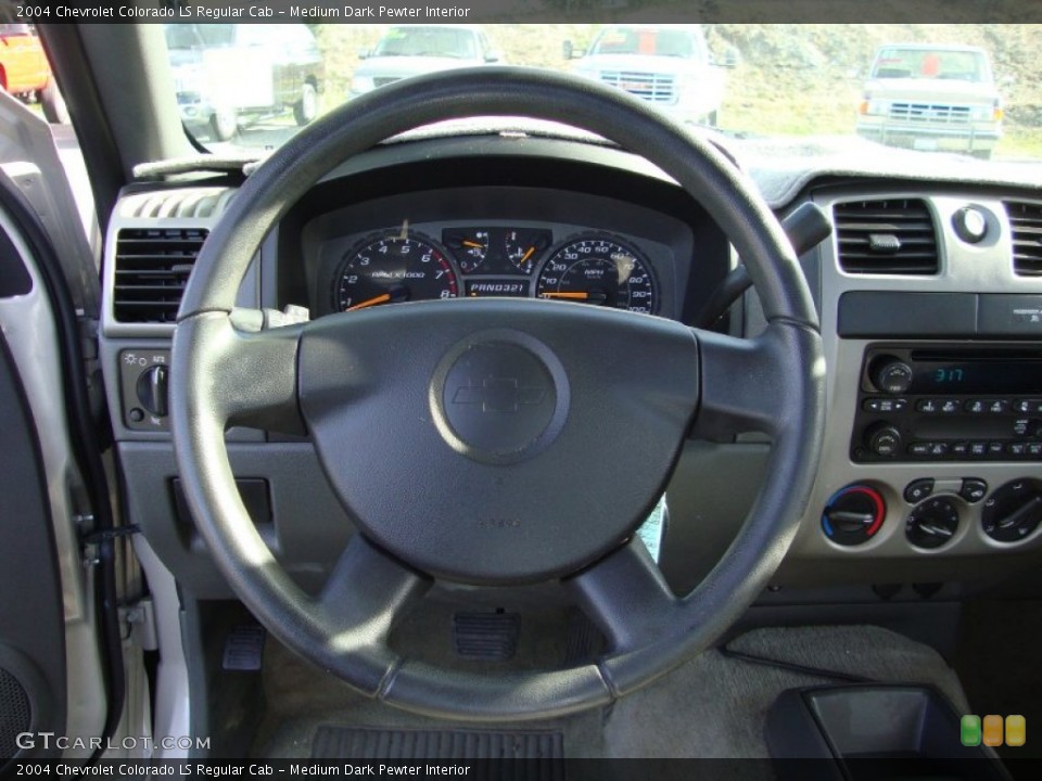 Medium Dark Pewter Interior Steering Wheel for the 2004 Chevrolet Colorado LS Regular Cab #78382940