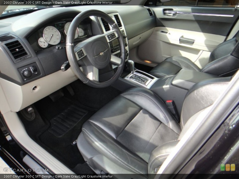 Dark Slate Gray/Light Graystone Interior Prime Interior for the 2007 Chrysler 300 C SRT Design #78384590