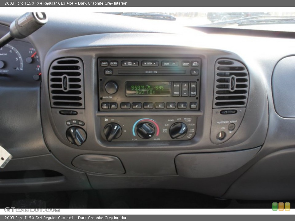 Dark Graphite Grey Interior Controls for the 2003 Ford F150 FX4 Regular Cab 4x4 #78384722
