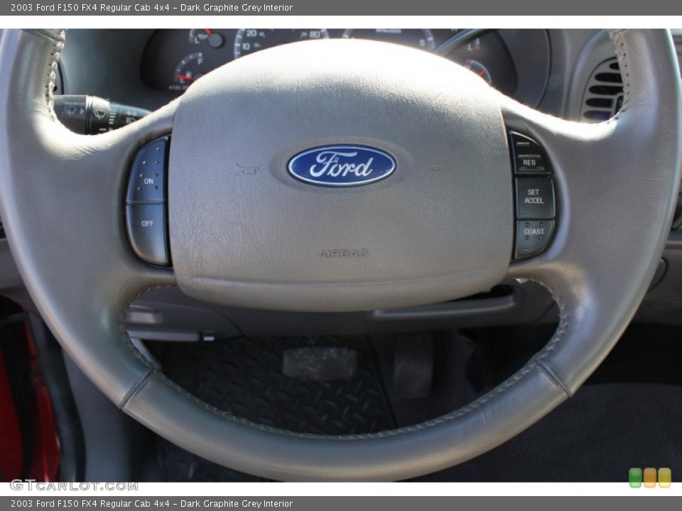 Dark Graphite Grey Interior Controls for the 2003 Ford F150 FX4 Regular Cab 4x4 #78384759