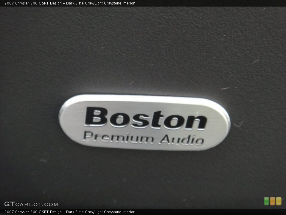Dark Slate Gray/Light Graystone Interior Audio System for the 2007 Chrysler 300 C SRT Design #78384839