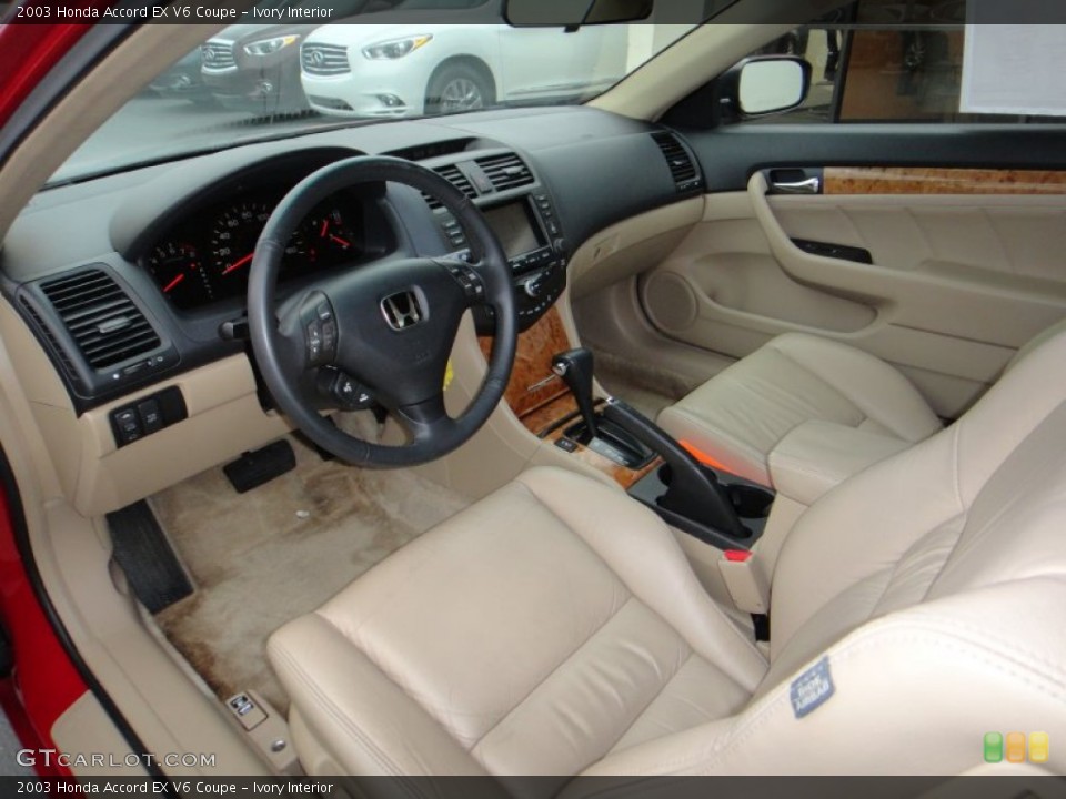 Ivory Interior Photo for the 2003 Honda Accord EX V6 Coupe #78385301