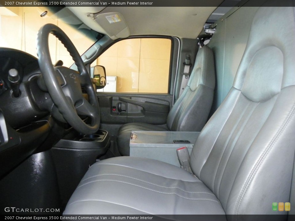 Medium Pewter Interior Front Seat for the 2007 Chevrolet Express 3500 Extended Commercial Van #78385490