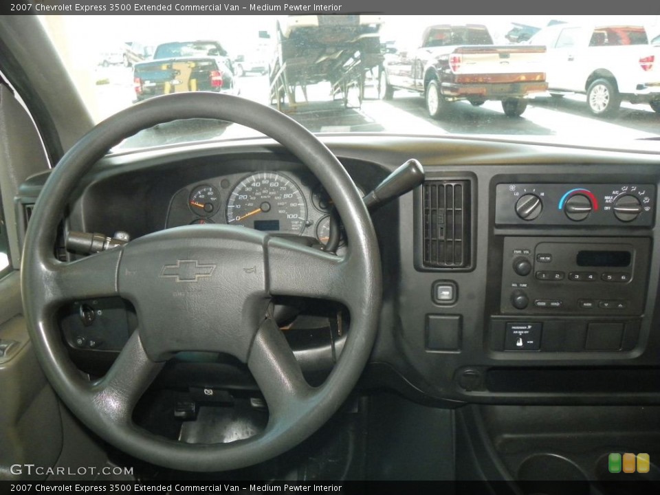 Medium Pewter Interior Dashboard for the 2007 Chevrolet Express 3500 Extended Commercial Van #78385547