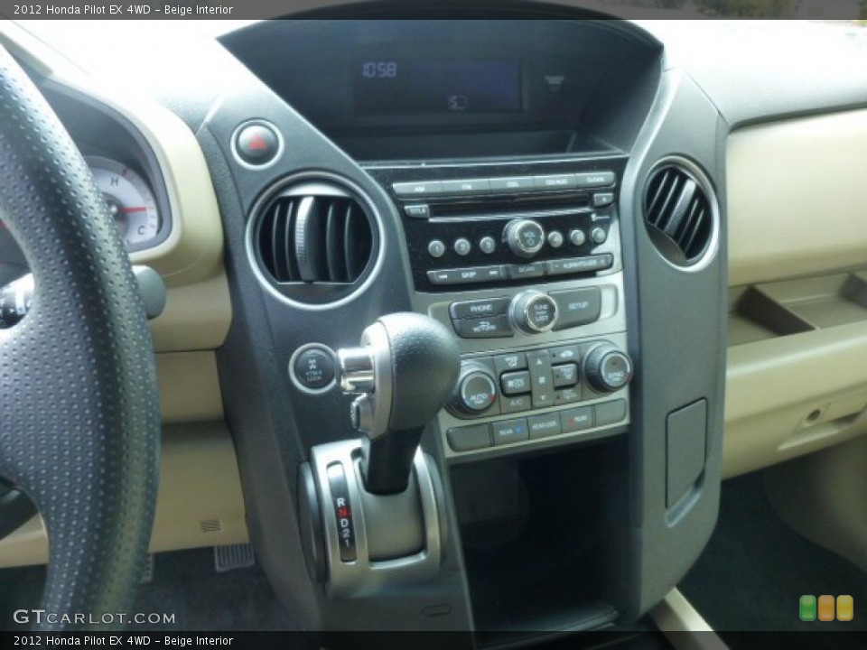 Beige Interior Controls for the 2012 Honda Pilot EX 4WD #78385604