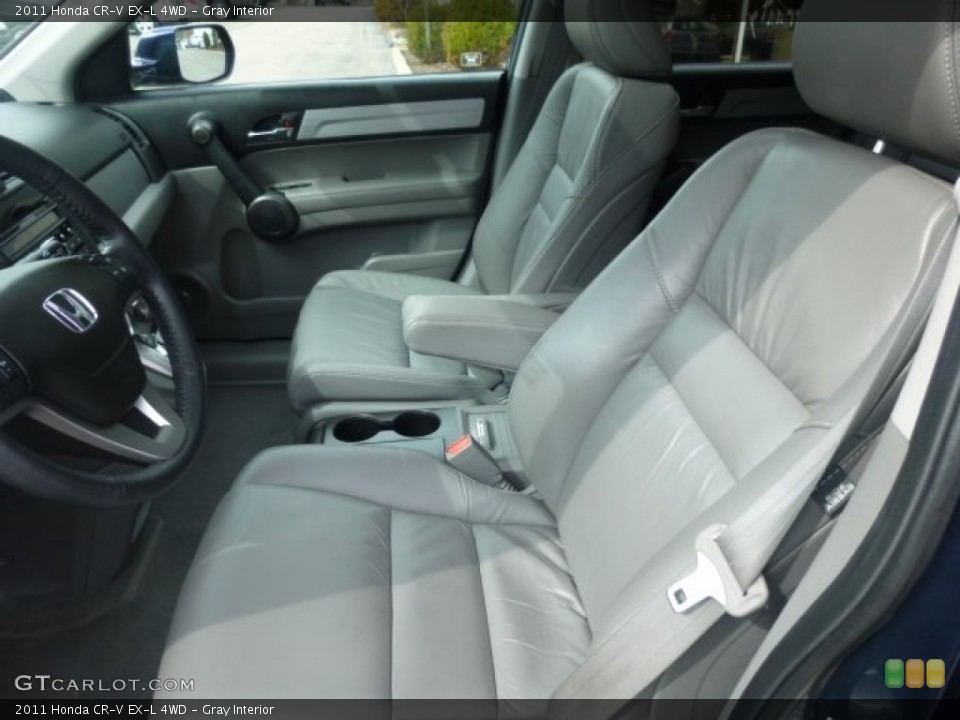 Gray Interior Front Seat for the 2011 Honda CR-V EX-L 4WD #78385976
